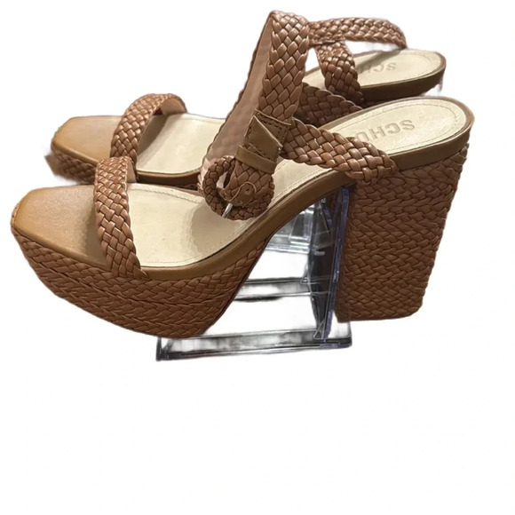 SCHUTZ BRAIDED PLATFORM SHOE 
HAZEL 
SIZE 8 
NEW - Picture 1 of 5